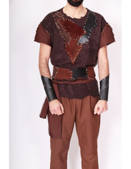 Medieval mercenary warrior costume