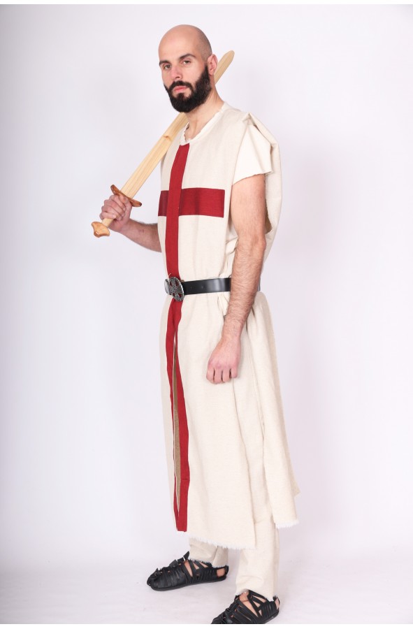 Knight Templar belt with cross buckle