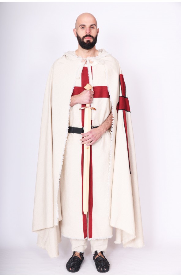 Knight Templar belt with cross buckle