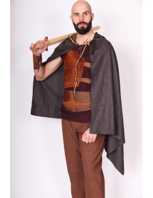 Medieval cloak with hood