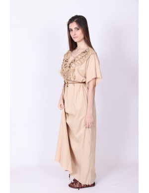 Vestido celta largo campesina