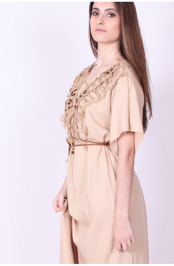 Vestido celta largo campesina