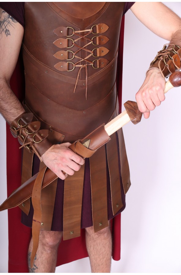Funda de espada romana con cinturón