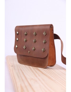Bolso cuero artesano