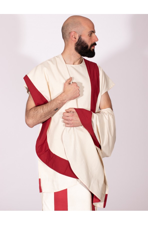 Roman senator costume with toga