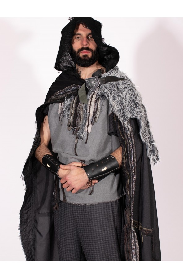 Men's medieval costume with recycled...