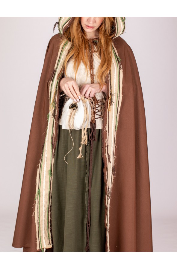 Artisan bag with flower