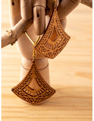 Medieval carved wooden...