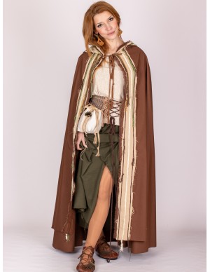 Celtic brown cloak or...
