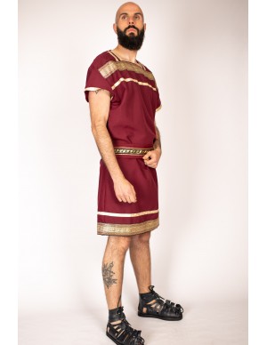 Traje romano hombre granate...