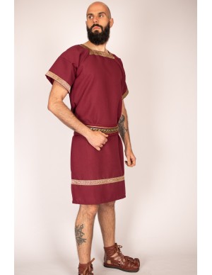 Traje romano hombre granate