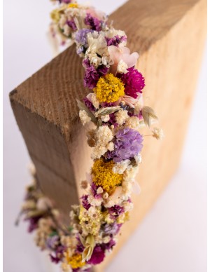 Diadema medieval de flores...