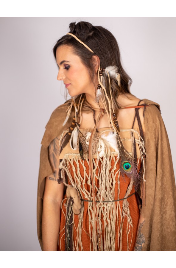 Celtic-Viking Feather Charm: An...