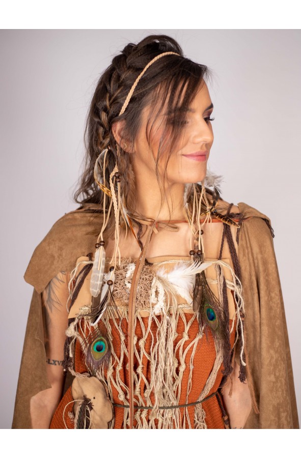 Celtic-Viking Feather Charm: An...