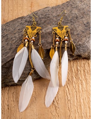 Women's Feather Earrings –...