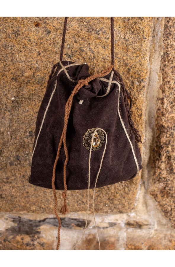 Bolso Marrón Artesano Hecho a Mano,...