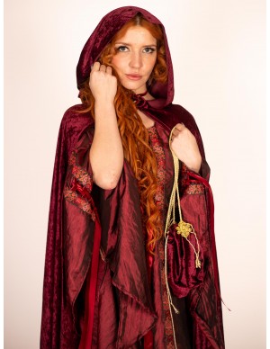 Bolso Aterciopelado Granate...