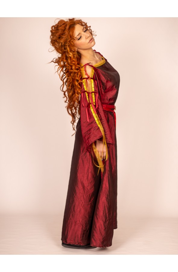 Vestido Romano de Mujer con Mangas...