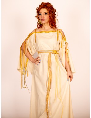 Raw Color Roman Dress with...