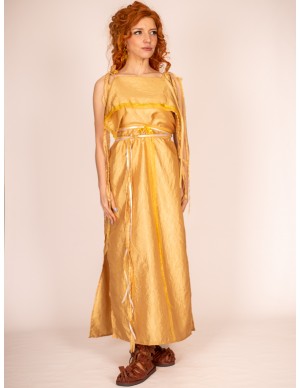 Golden Peplo Dress for...