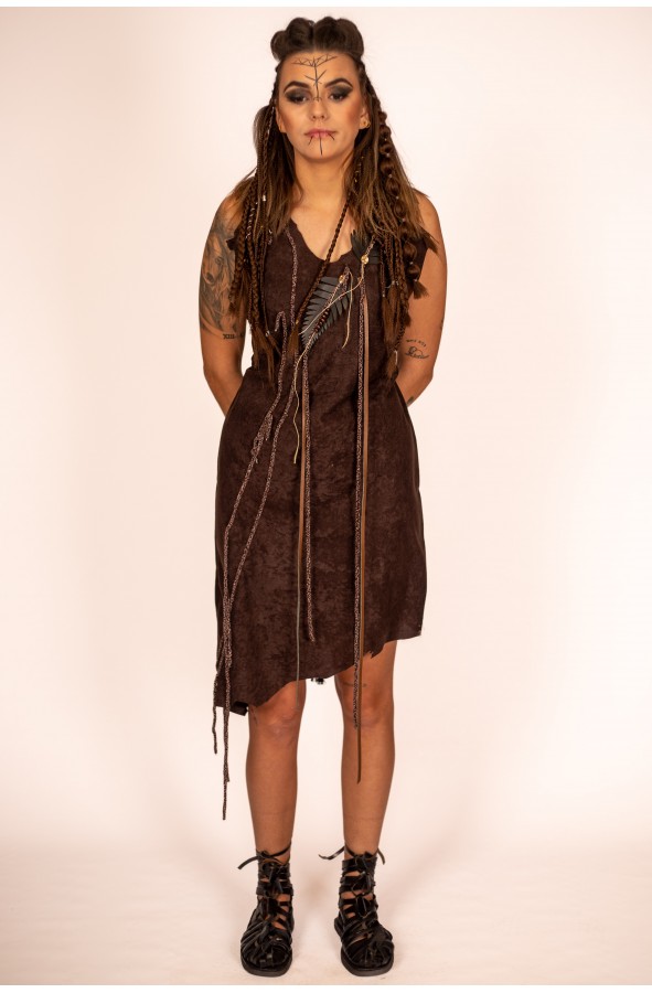 Vestido Asimétrico Vikingo y Celta...