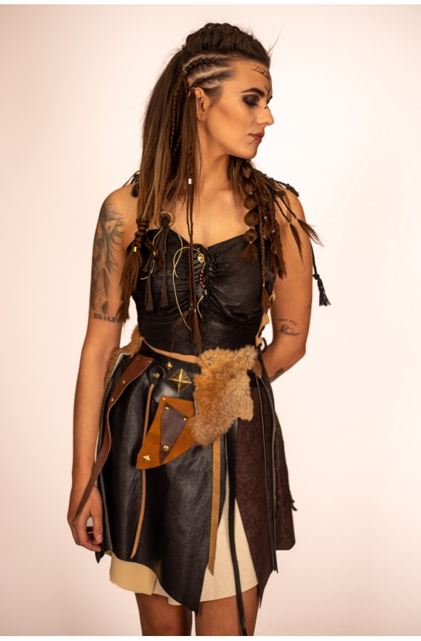 Conjunto de Guerrera Celta y Vikinga...