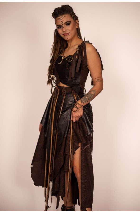 Conjunto de Guerrera Celta-Vikinga -...