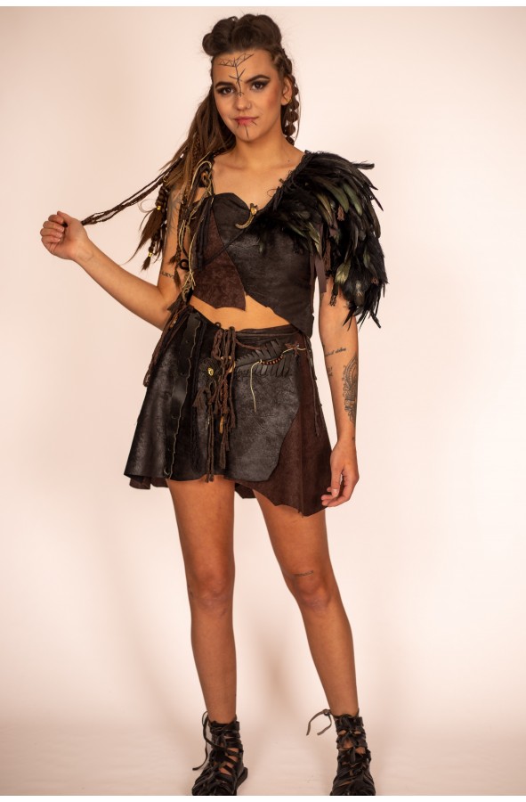 Conjunto de Guerrera Celta y Vikinga...