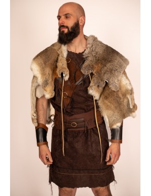Men's Rabbit Fur Cloak for...