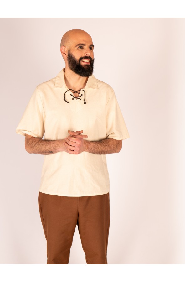 Medieval Short-Sleeve Shirt in Raw...