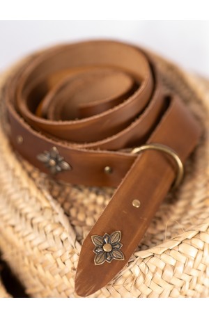 Cinturón Medieval de Cuero...