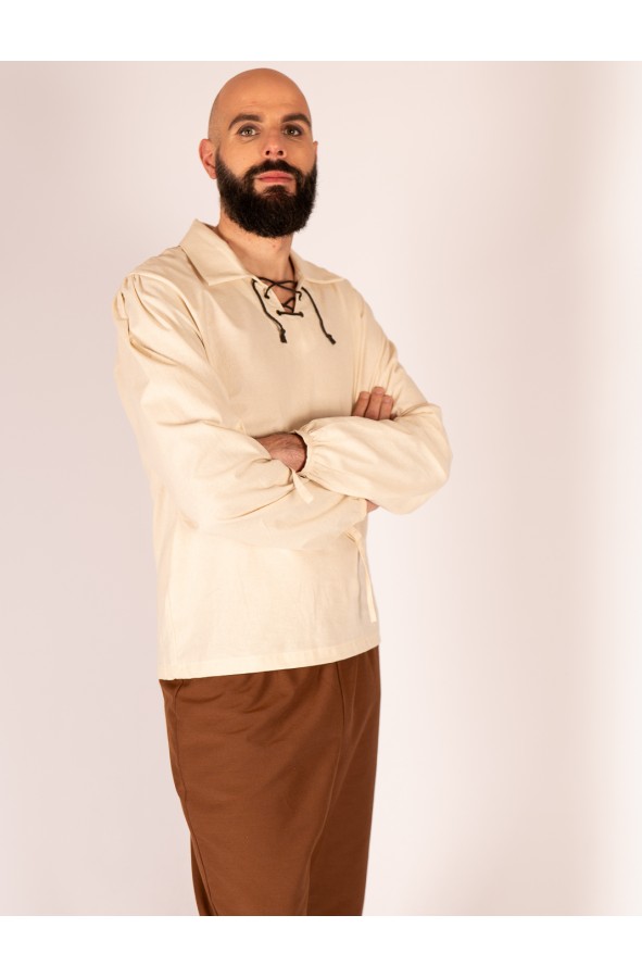 Medieval Long-Sleeve Shirt – Rustic...