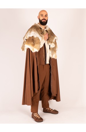 Medieval Cloak with Natural...