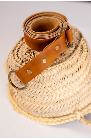 Medieval Leather Belt with...