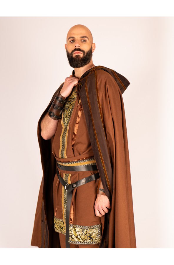 Medieval noble tunic with golden...