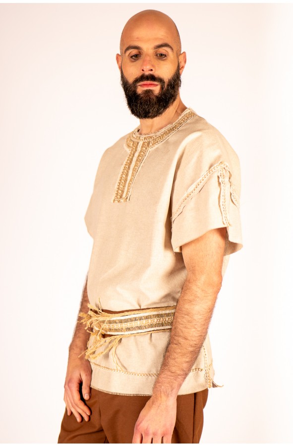 Medieval outfit with frayed shirt,...