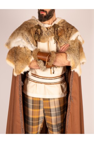 Rabbit Fur Cloak – Warmth...