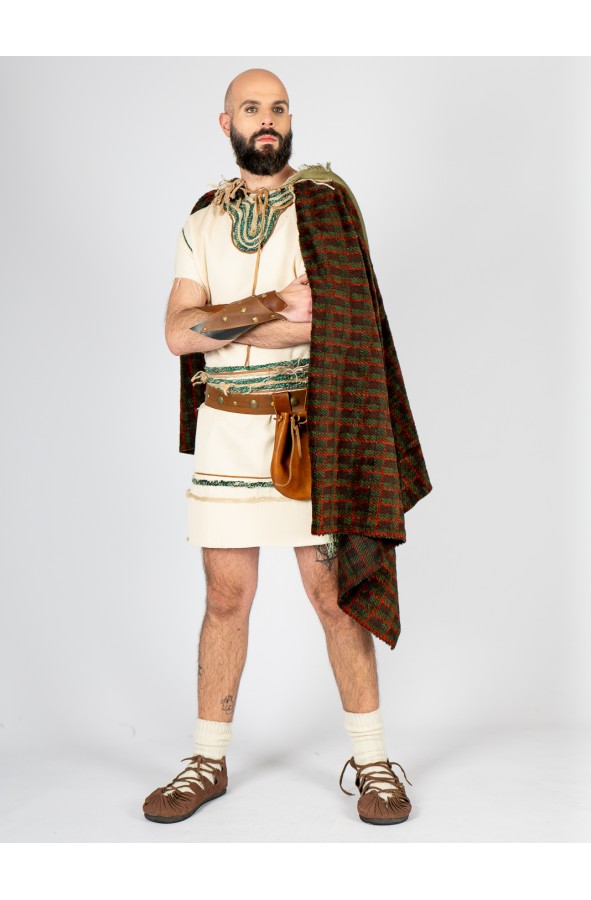 Leather Belt with Cord Adjustment and...