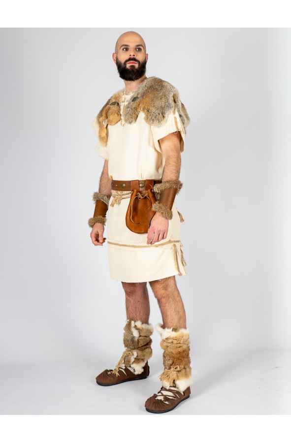 Leather Belt with Cord Adjustment and...