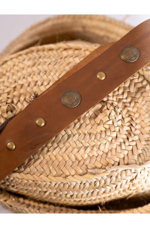 Leather Belt with Cord...