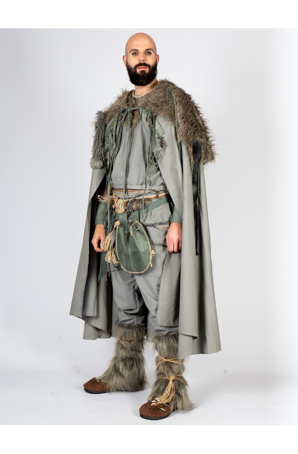 Celtic-Viking Gray Set with Tunic,...