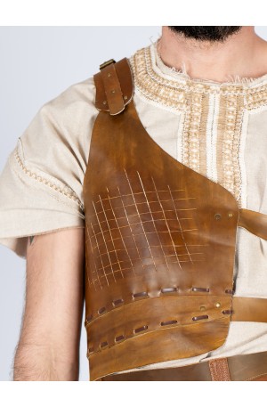 Aged Leather Half-Chest...