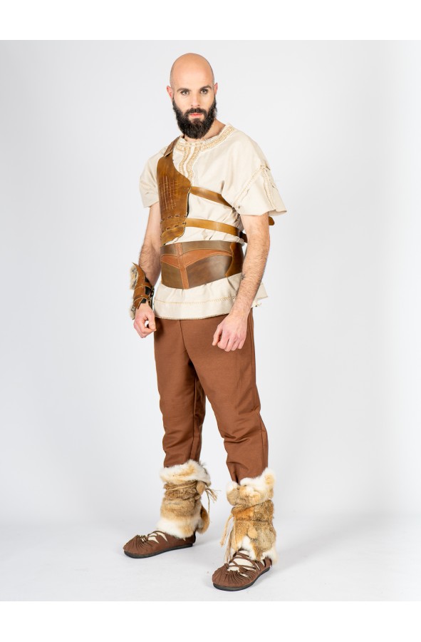 Wide Brown Leather Belt – Celtic &...