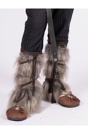 Vegan Fur Greaves Tied with...