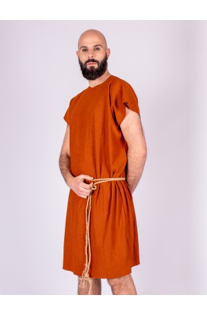 Roman Tunic in Terracotta...