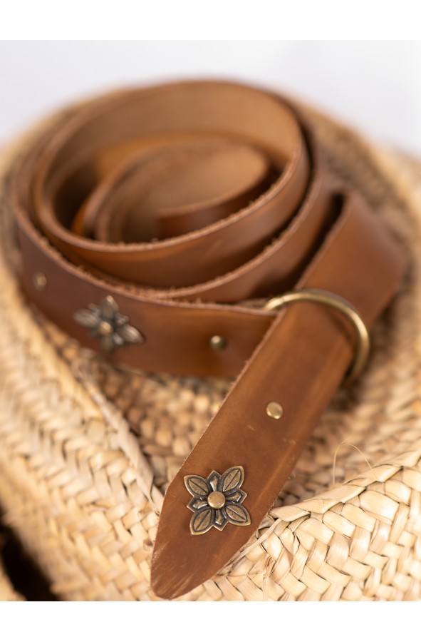 Medieval Double-Wrap Leather Belt...