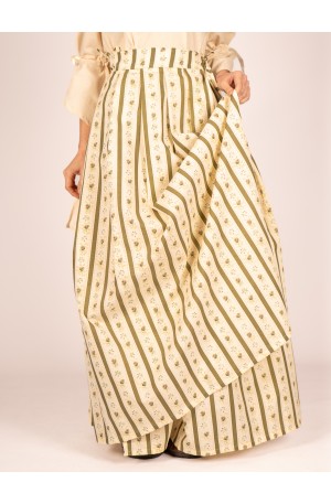 Medieval Cotton Skirt with...