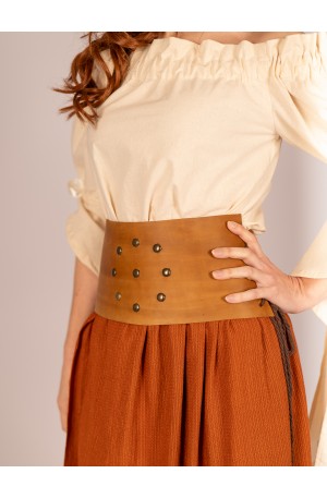 Medieval leather bodice...