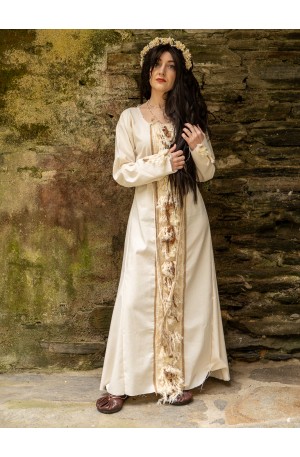 Celtic cream cotton dress...