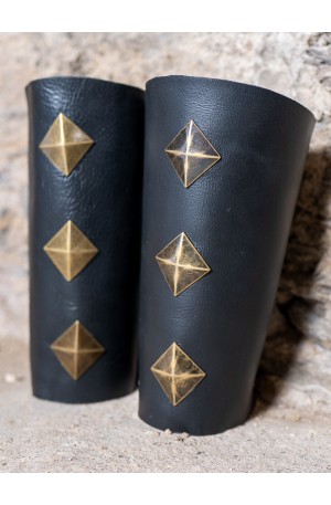 Roman leather greaves with...